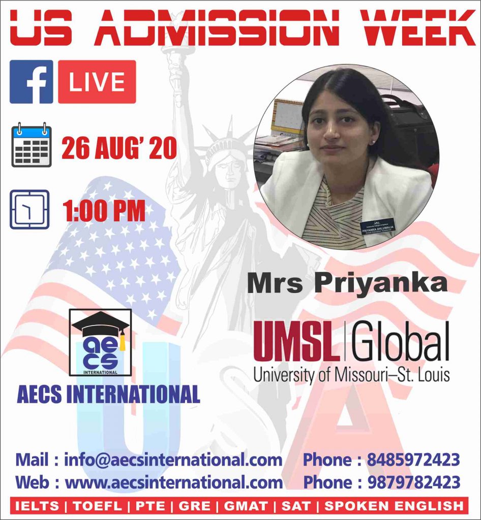 AECS INTERNATIONAL US Admission week 2020